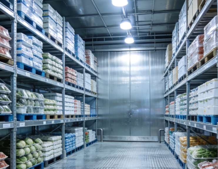大型生鲜电商仓储冷藏库-多温区智能管控