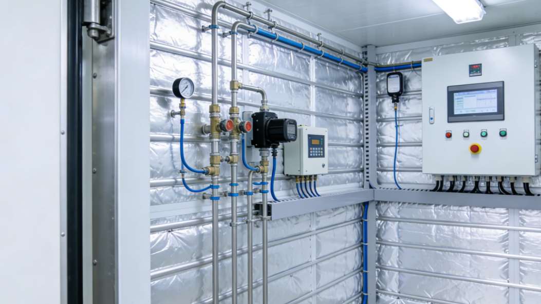 气调库内部结构及控制系统