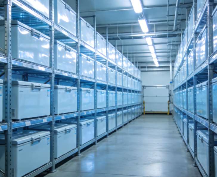 商超连锁配销中心冷藏库-高密度布局